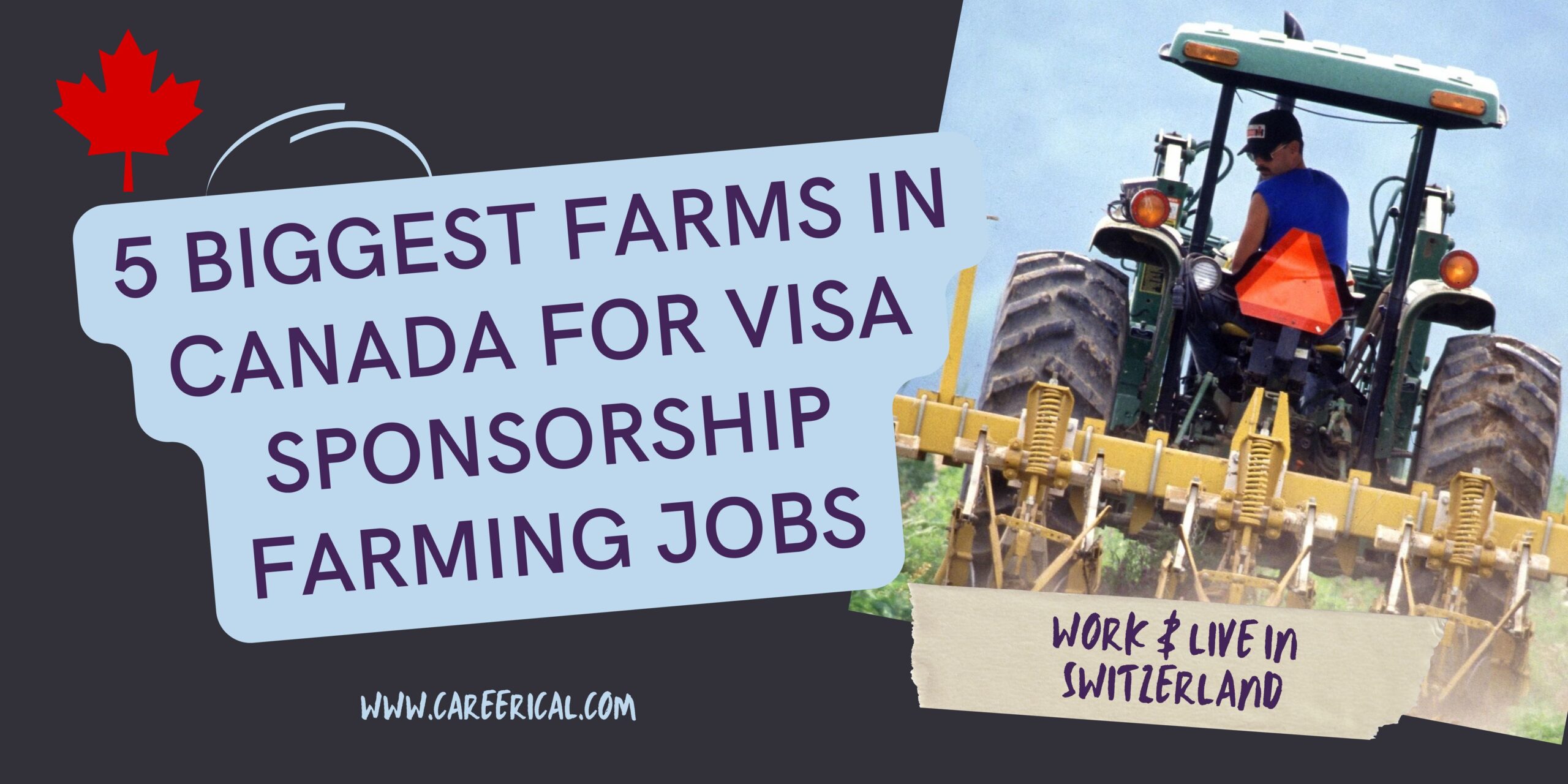 5 Biggest Farms in Canada for Visa Sponsorship Farming Jobs