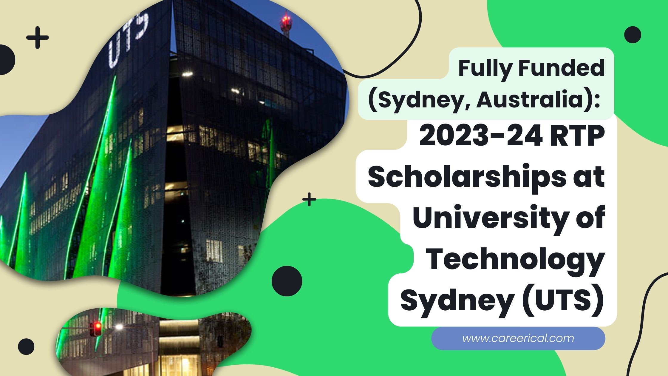 Fully Funded (Sydney, Australia) RTP Scholarships at University of Technology Sydney (UTS)