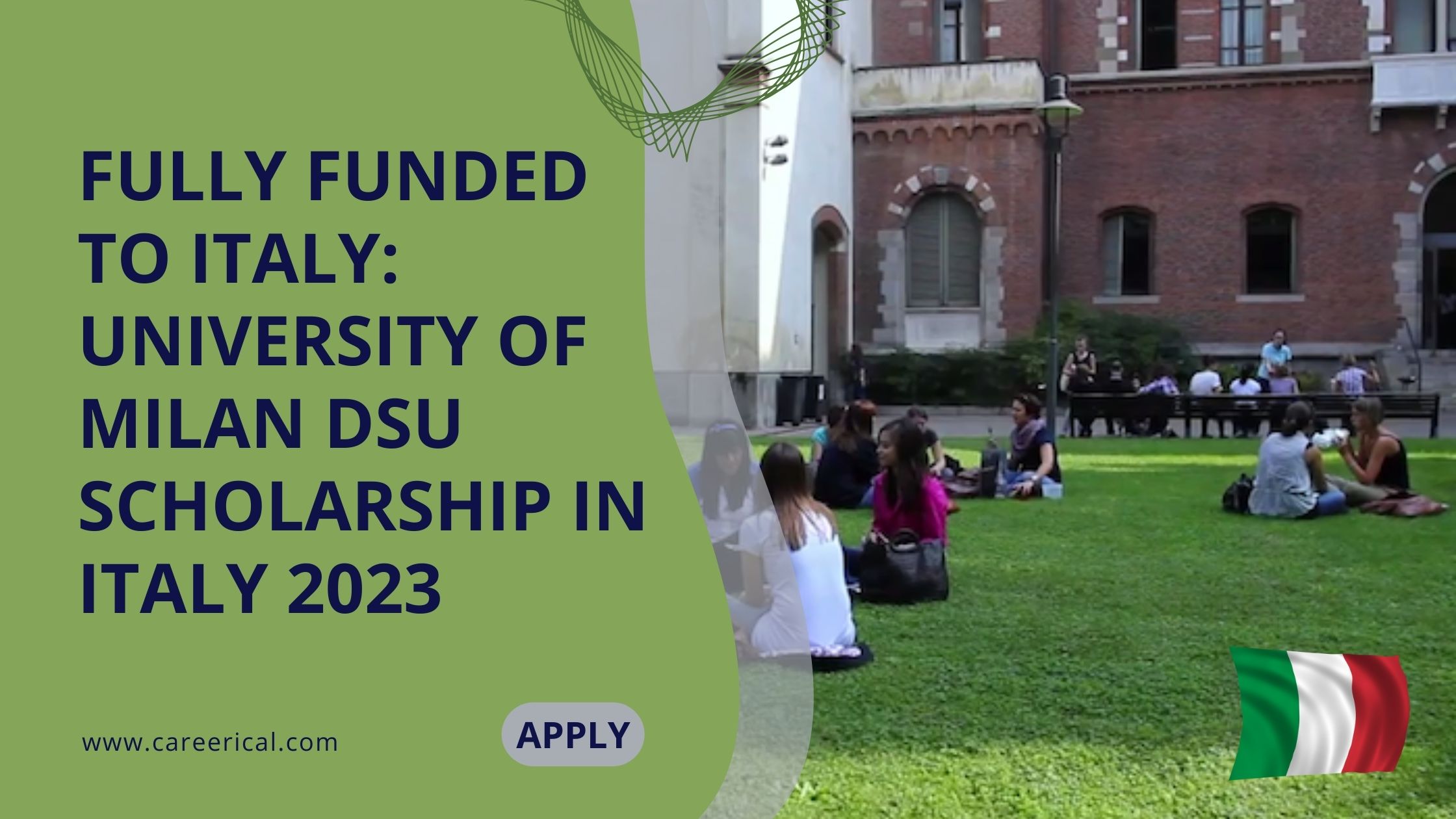 Fully Funded to Italy University of Milan DSU Scholarships