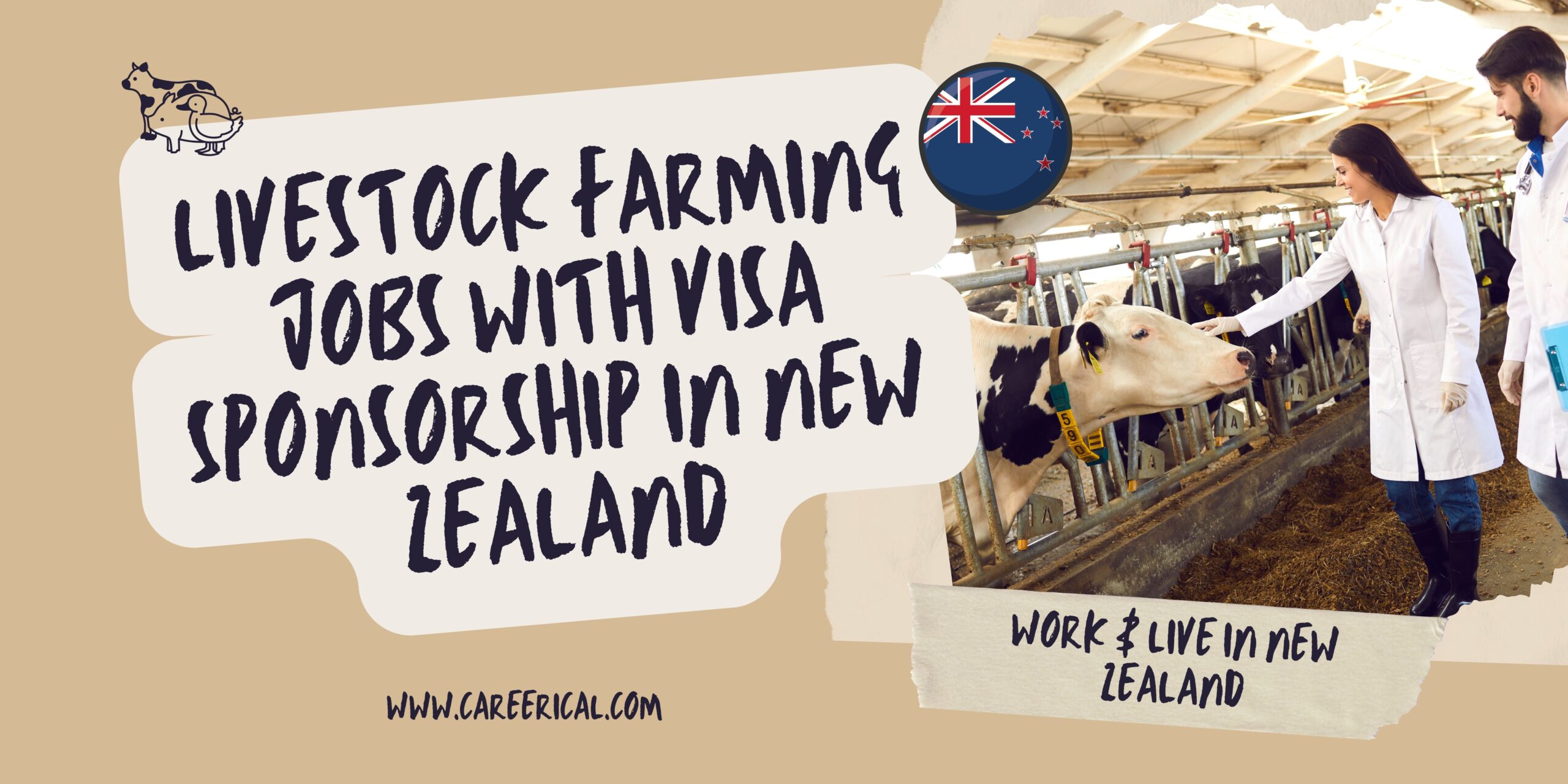 Livestock Farming Jobs with Visa Sponsorship in New Zealand
