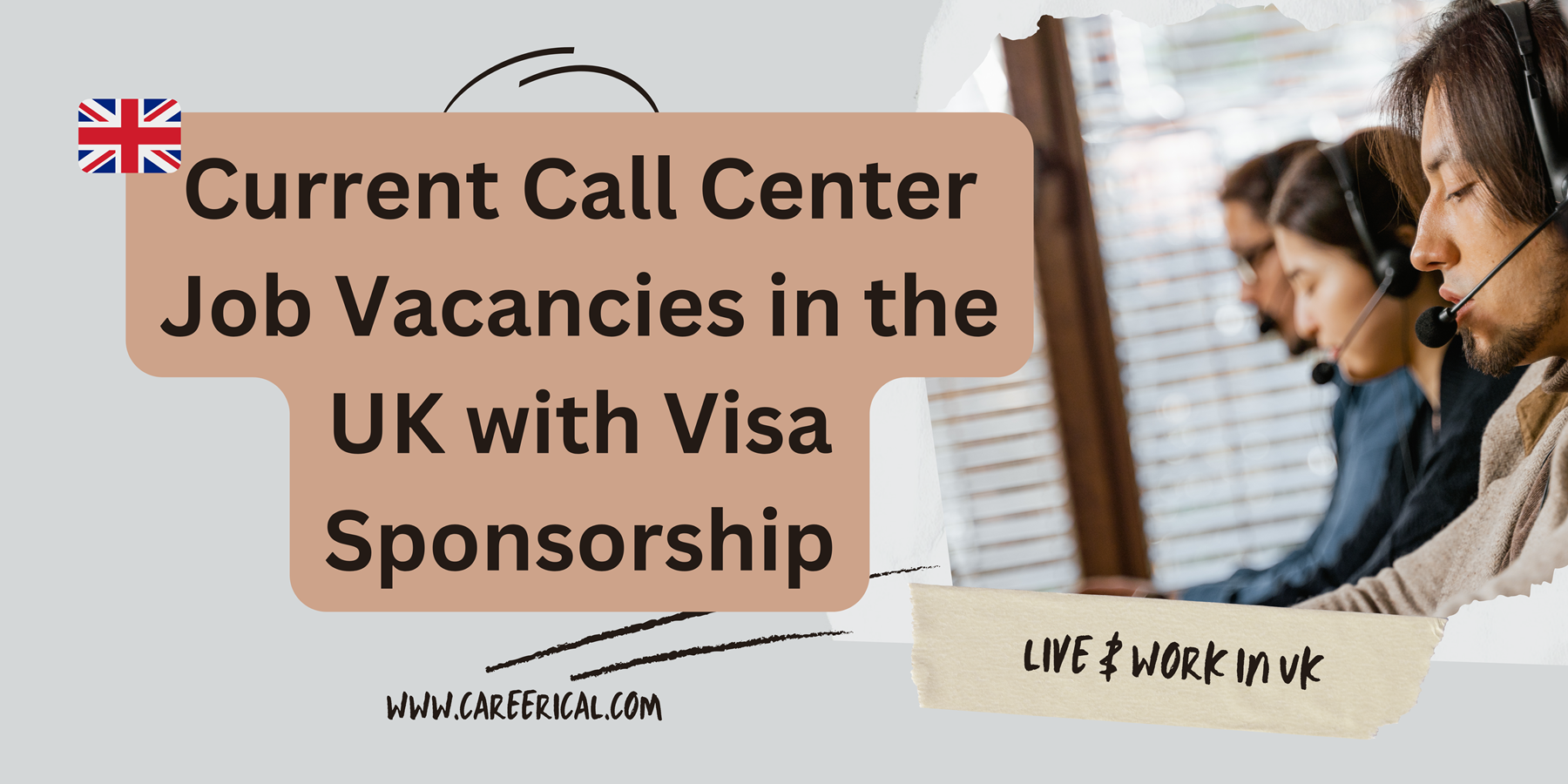 Current Call Center Job Vacancies in the UK with Visa Sponsorship