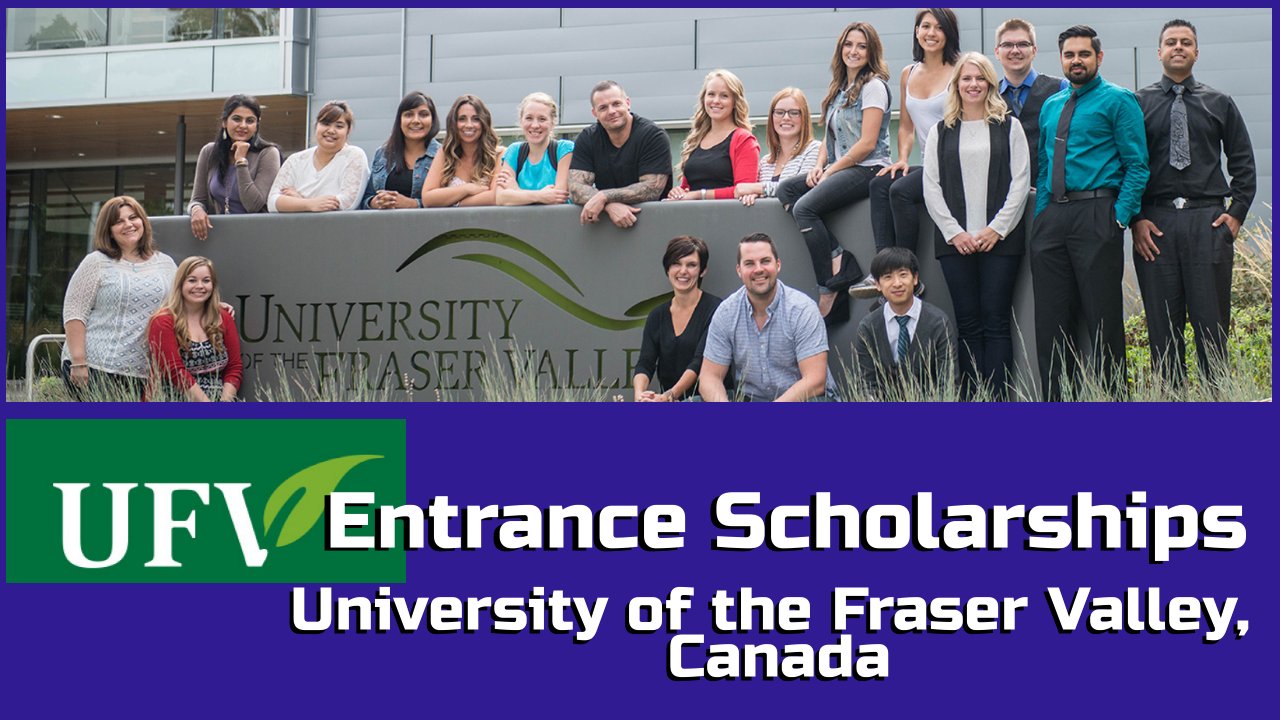 UFV International Excellence Entrance Scholarships