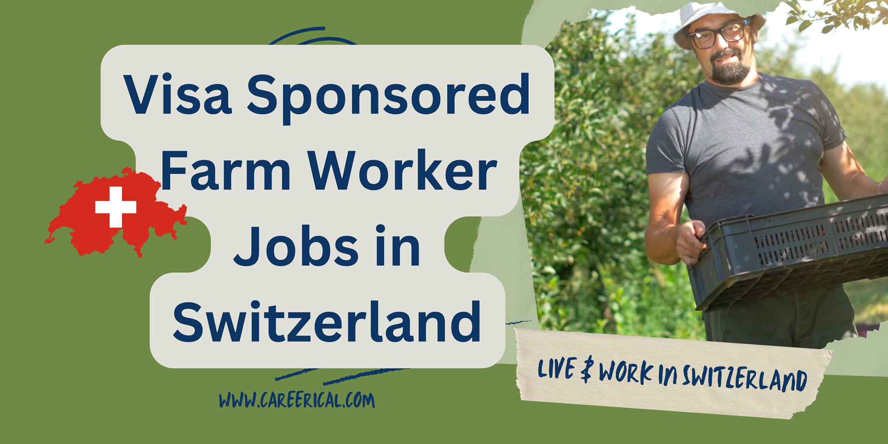 Visa Sponsored Farm Worker Jobs in Switzerland