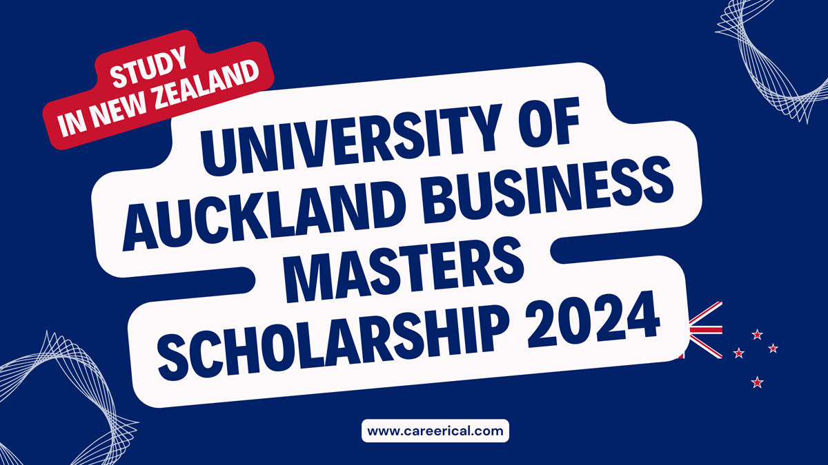 University of Auckland Business Masters Scholarship 2024