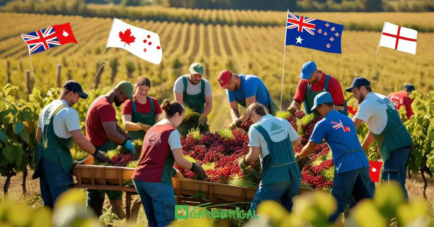 Top 5 Countries Offering Farm Jobs with Visa Sponsorship to Foreigners in 2025