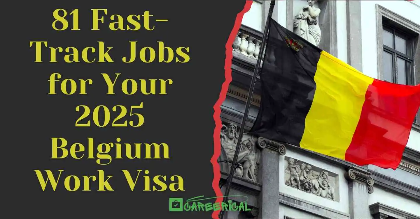 81 Fast-Track Jobs for Your 2025 Belgium Work Visa