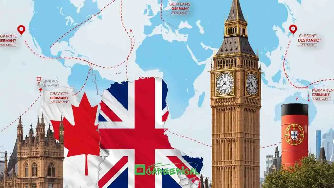Canada, UK, Germany, Portugal and Australia Rank High Among Easy Immigration Destinations This Year Easy Visa Routes + PR